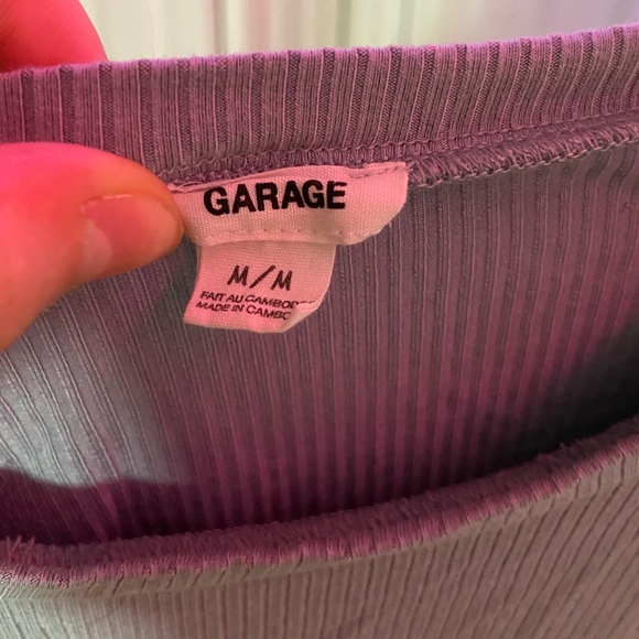 Garage cropped long sleeve. Size M - Picture 5 of 5